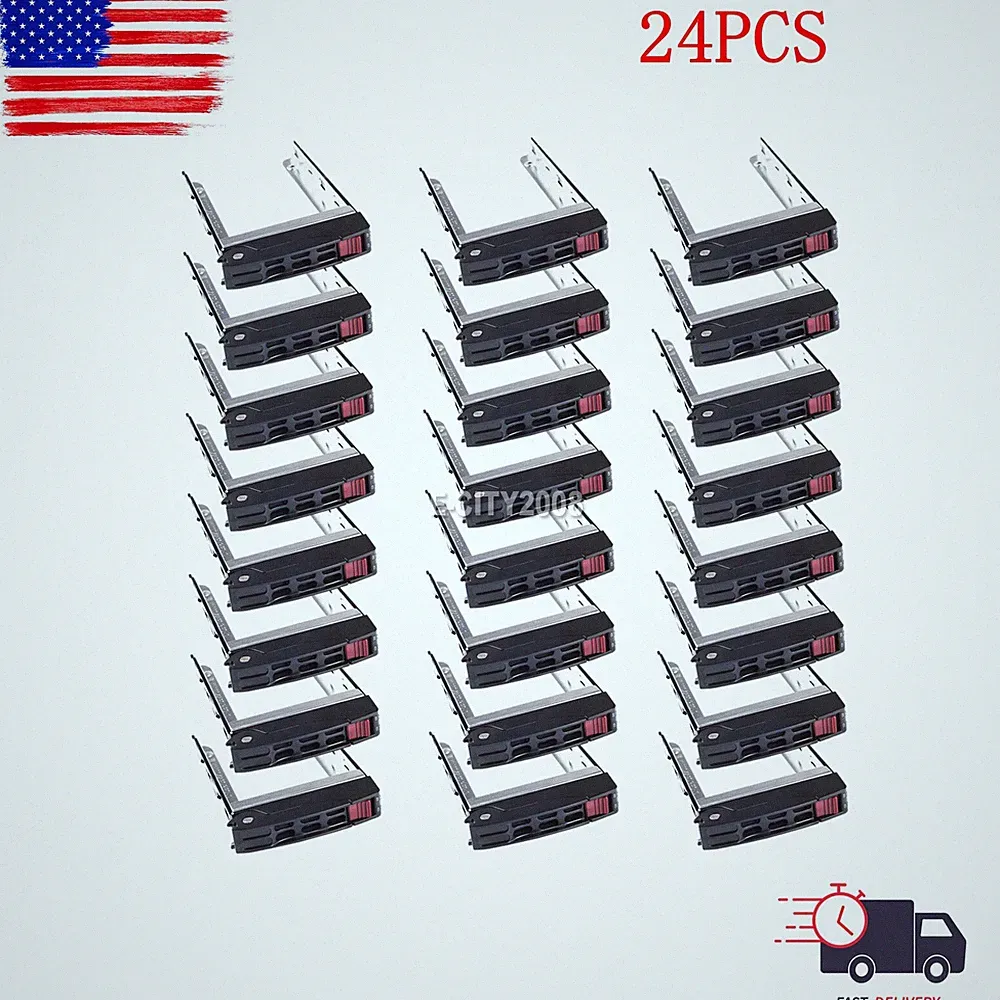 24PCS For Supermicro 2.5" Drive Caddies With Screws SAS SATA Hard Drives SB16105
