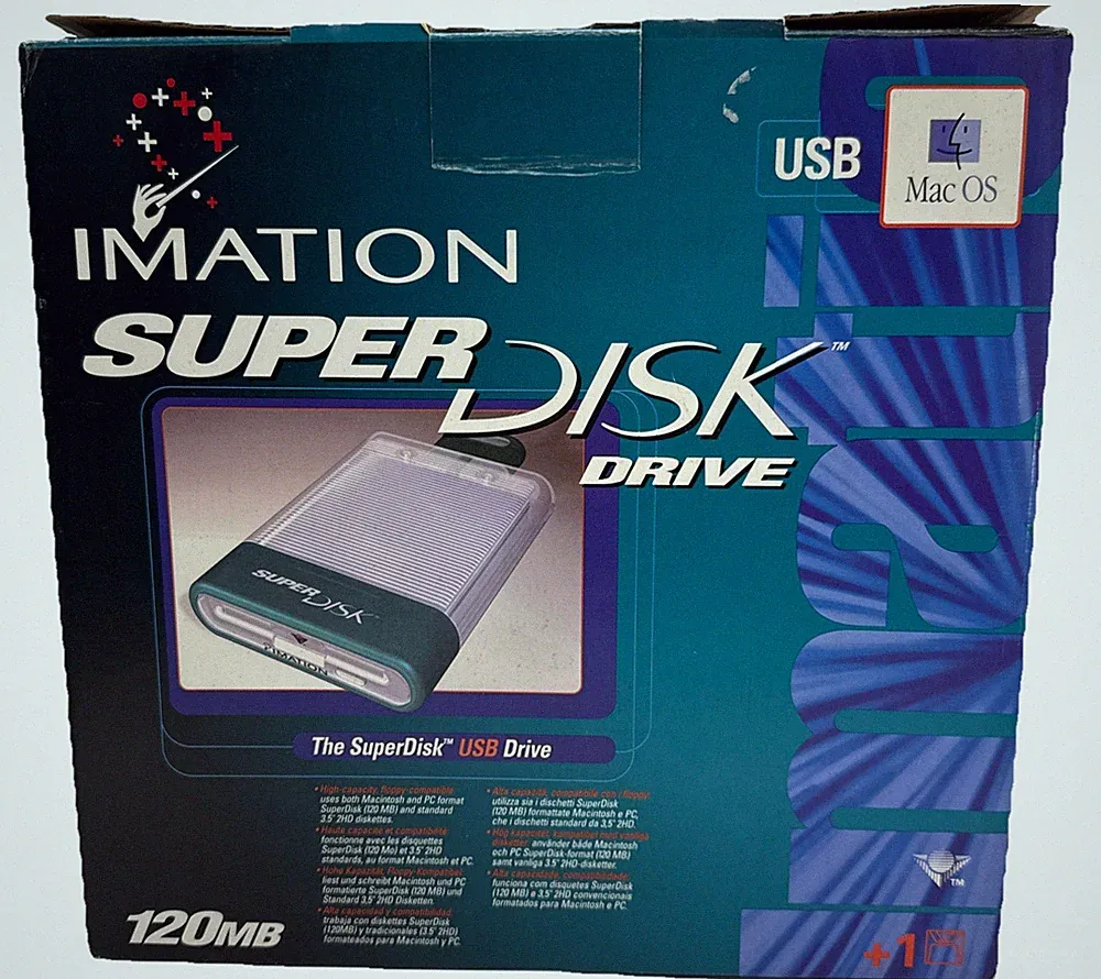 Imation SuperDisk USB Drive Macintosh SCSI to USB Adapter/PSU FREE SHIPPING!!