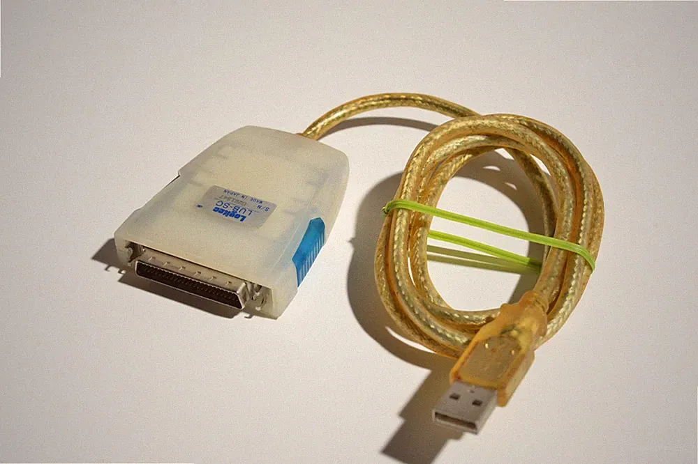 Logitec LUB-SC USB to SCSI-2 Adapter Cable for Film Scanner / Hard Drives