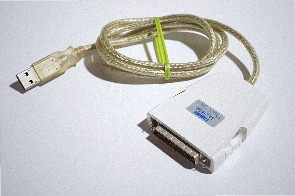 Logitec LUB-SC2 USB 2.0 to SCSI-2 Adapter Cable (Film Scanner, Hard Drive)