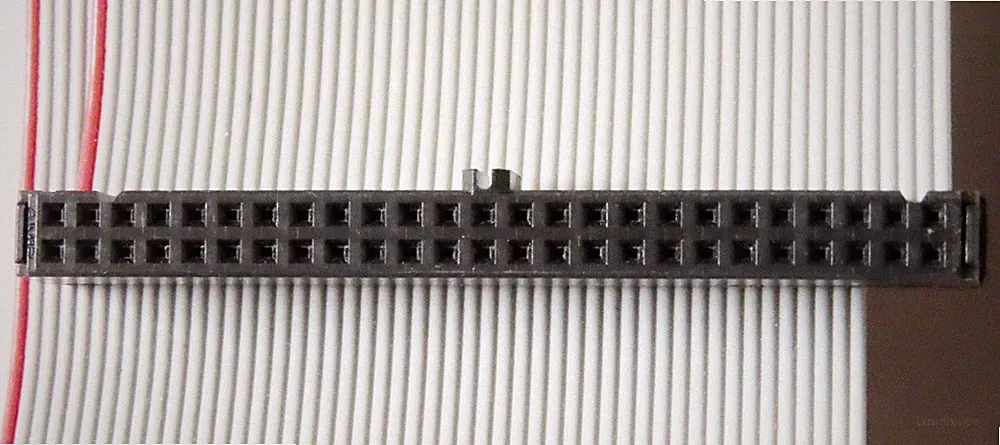 Vintage High-Quality Internal SCSI Ribbon Cables & Enclosure Connecting Cables